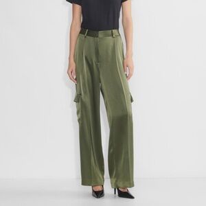 Aritzia Satin Cargo Pants